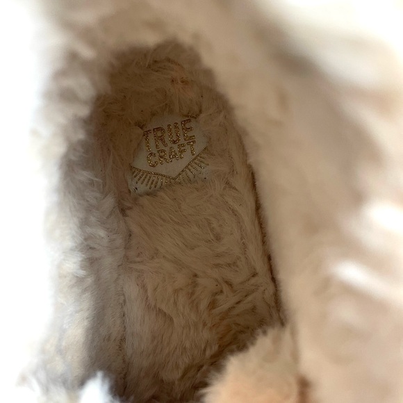 TrueCraft Ultra Plush Faux Fur Moccasin Slippers Cozy Brown Sz 10M. - Picture 6 of 10